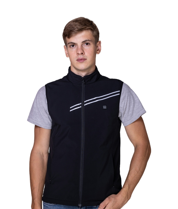 carbon fiber heated thermal jacket vest perfect for outdoor work in chilly conditions