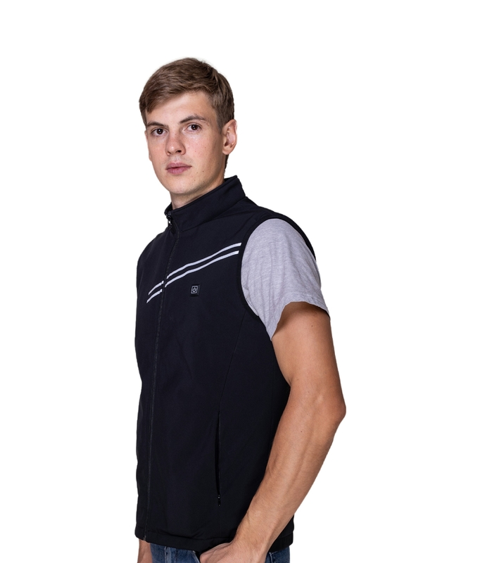 carbon fiber heated thermal jacket vest perfect for outdoor work in chilly conditions